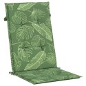 Poduszki na krzesła ogrodowe, 6 szt., wzór w liście, tkanina Lumarko!