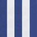VidaXL Poduszki na krzesła, 4 szt., niebiesko-białe paski, tkanina