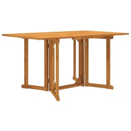 Składany stół ogrodowy, 150x90x75 cm, lite drewno tekowe Lumarko!