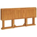 VidaXL Składany stół ogrodowy, 150x90x75 cm, lite drewno tekowe