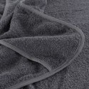 VidaXL Ręczniki plażowe, 2 szt., antracytowe, 75x200 cm, 400 g/m²