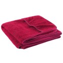 VidaXL Ręczniki plażowe, 2 szt., bordowe, 60x135 cm, tkanina, 400 g/m²