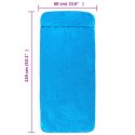 VidaXL Ręczniki plażowe, 2 szt., turkusowe, 60x135 cm, 400 g/m²