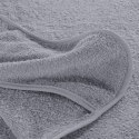 VidaXL Ręczniki plażowe, 4 szt., szare, 60x135 cm, tkanina, 400 g/m²