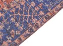 Dywan bawełniany 140 x 200 cm czerwono-niebieski KURIN Lumarko!