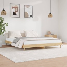 Rama łóżka, dąb sonoma, 180x200 cm, materiał drewnopochodny Lumarko!