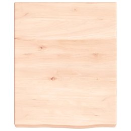Półka, 40x50x6 cm, surowe lite drewno dębowe Lumarko!
