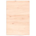 Półka, 40x60x2 cm, surowe lite drewno dębowe Lumarko!