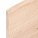 Półka, 100x60x2 cm, surowe lite drewno dębowe Lumarko!