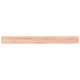 Półka, jasnobrązowa, 100x10x6cm, lakierowane lite drewno dębowe Lumarko!