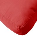 Poduszka na sofę z palet, czerwona, 60x40x10 cm Lumarko!