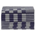 VidaXL Ręczniki kuchenne, 20 szt., niebiesko-białe, 50x70 cm, bawełna