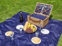 Kosz piknikowy z wikliny dla 4 osób naturalny CREPES Lumarko!