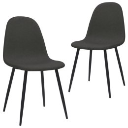Krzesła stołowe, 2 szt., 45x54,5x87 cm, czarne, ekoskóra Lumarko!