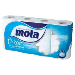 Mola Blue Dekor Bezzapachowy Papier Toaletowy 8szt...
