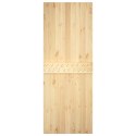 Drzwi, 85x210 cm, lite drewno sosnowe