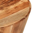 Stolik kawowy, Ø52x30 cm, lite drewno akacjowe Lumarko!