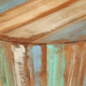 Stolik kawowy, Ø52x30 cm, lite drewno z odzysku