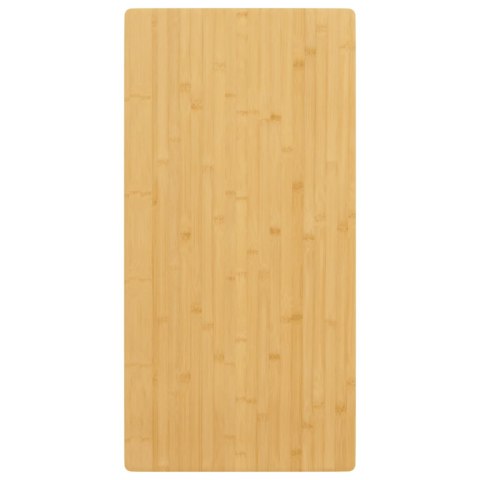 VidaXL Blat do stołu, 50x100x4 cm, bambusowy