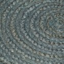 Ręcznie wykonany dywan z juty, okrągły, 120 cm, oliwkowozielony Lumarko!