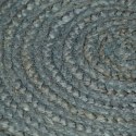 Ręcznie wykonany dywan z juty, okrągły, 90 cm, oliwkowozielony Lumarko!