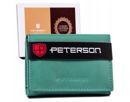 Mały, skórzany portfel damski na zatrzask — Peterson Lumarko!