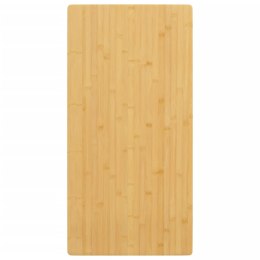 VidaXL Blat do stołu, 40x80x2,5 cm, bambusowy
