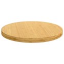VidaXL Blat do stołu, Ø70x4 cm, bambusowy