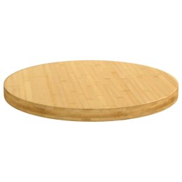 Blat do stołu, Ø70x4 cm, bambusowy Lumarko!