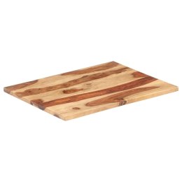 Blat stołu, lite drewno sheesham, 25-27 mm, 70x80 cm Lumarko!