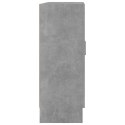 VidaXL Szafka na książki, szarość betonu, 82,5x30,5x80 cm, płyta