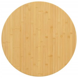 Blat do stołu, Ø90x2,5 cm, bambusowy Lumarko!