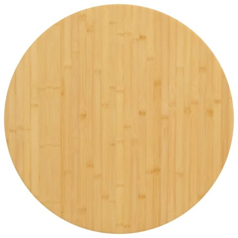 Blat do stołu, Ø90x4 cm, bambusowy Lumarko!