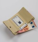 Mały, skórzany portfel damski z printem w motyle — Lorenti Lumarko!