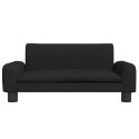 Sofa dla dzieci, czarna, 70x45x30 cm, obita tkaniną Lumarko!