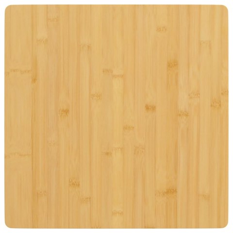 VidaXL Blat do stołu, 50x50x1,5 cm, bambusowy