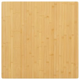VidaXL Blat do stołu, 70x70x4 cm, bambusowy