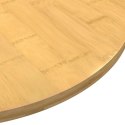 VidaXL Blat do stołu, Ø50x1,5 cm, bambusowy