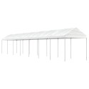 Namiot ogrodowy z dachem, biały, 15,61x2,28x2,69 m, polietylen Lumarko!