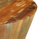 Stolik kawowy, Ø65x31 cm, lite drewno odzyskane Lumarko!