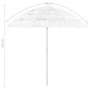 Parasol plażowy w hawajskim stylu, biały, 240 cm Lumarko!