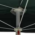 Półokrągły parasol ogrodowy na słupku, 180x90 cm, zielony Lumarko!
