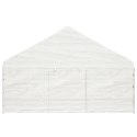 Namiot ogrodowy z dachem, biały, 5,88x2,23x3,75 m, polietylen Lumarko!