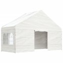 Namiot ogrodowy z dachem, biały, 11,15x5,88x3,75 m, polietylen Lumarko!