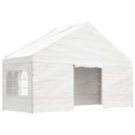 Namiot ogrodowy z dachem, biały, 20,07x5,88x3,75 m, polietylen Lumarko!