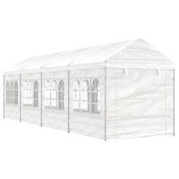 Namiot ogrodowy z dachem, biały, 8,92x2,28x2,69 m, polietylen Lumarko!