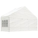 Namiot ogrodowy z dachem, biały, 8,92x5,88x3,75 m, polietylen Lumarko!