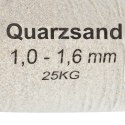 VidaXL Piasek filtracyjny, 25 kg, 1,0-1,6 mm