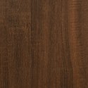 VidaXL Szafka nocna, brązowy dąb, 34x36x50 cm, materiał drewnopochodny