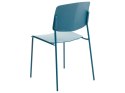 Zestaw 4 krzeseł do jadalni niebieski ASTORIA Lumarko!